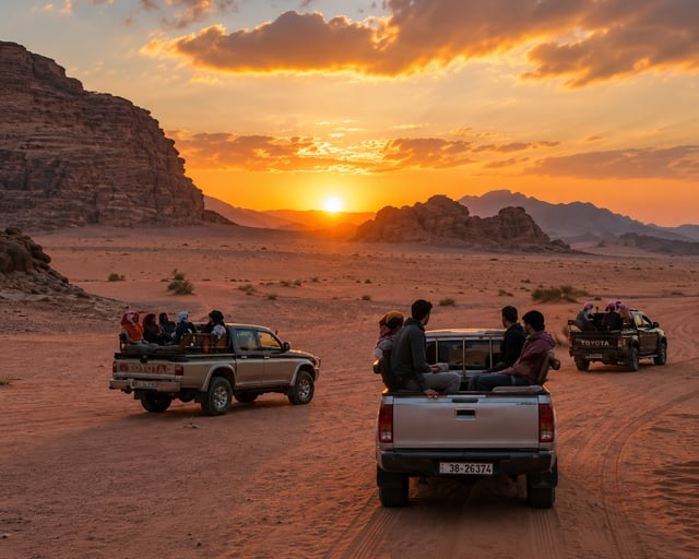 Jeep Safari with Sandboarding in Wadi Rum, listing photo