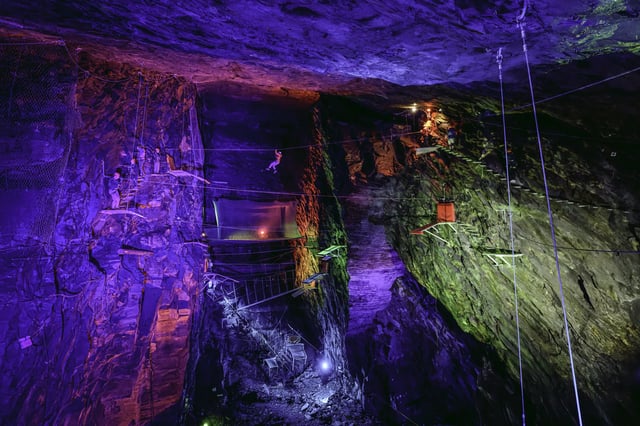 ‘Caverns’ Underground Zip Adventure in Llechwedd, listing photo