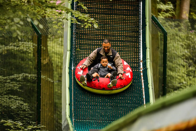 ‘Forest Tubing’ Woodland Slide in Manchester, listing photo