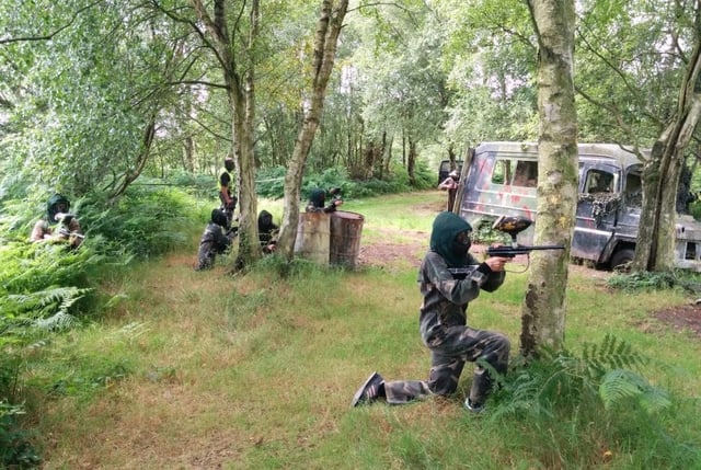 Paintballing in Bristol, listing photo