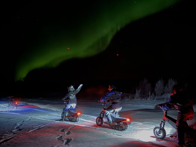 Electric Reindeer Safari to Aurora Cabin for Northern Lights in Rovaniemi, Lapland, listing photo