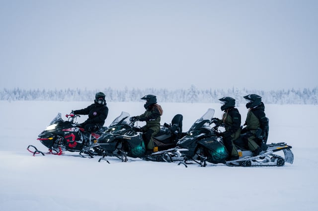 Evening Snowmobiles in Levi, listing photo