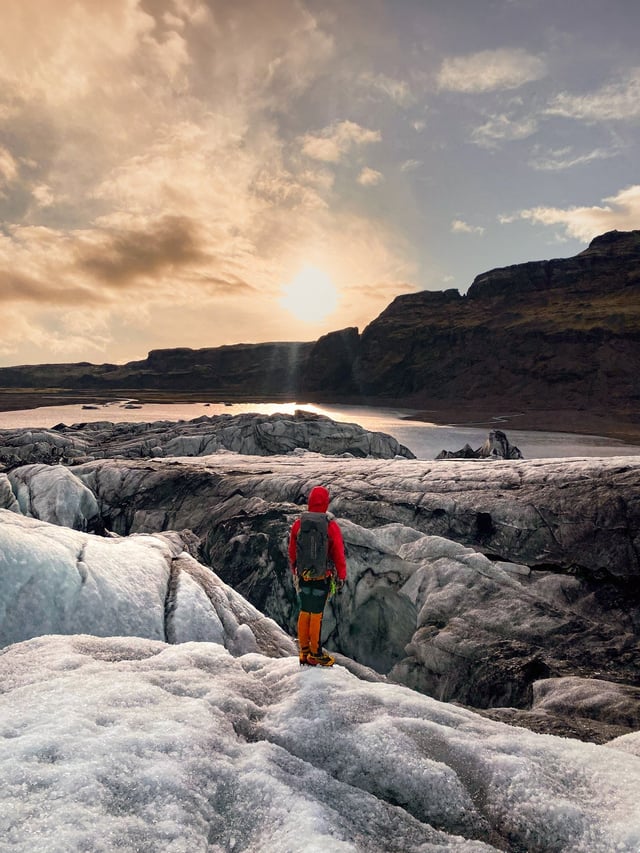 Escursione notturna sul ghiacciaio Sólheimajökull nel sud dell’Islanda, listing photo