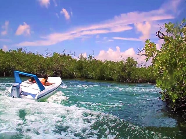 Jungle Speedboat and Snorkelling Tour in Cancún, listing photo