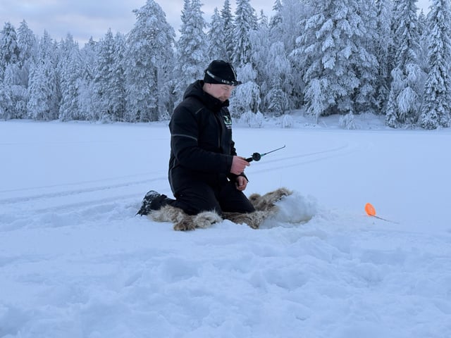 Ice Fishing with Snowmobile Sleigh Ride in Rovaniemi, Lapland, listing photo