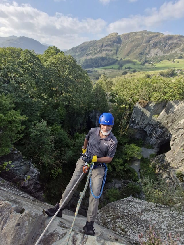 Abseiling – Cathedral Quarry, Lake District, listing photo