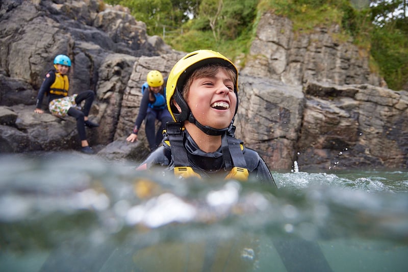 Coasteering at Stackpole Quay in Pembrokeshire, photo 3