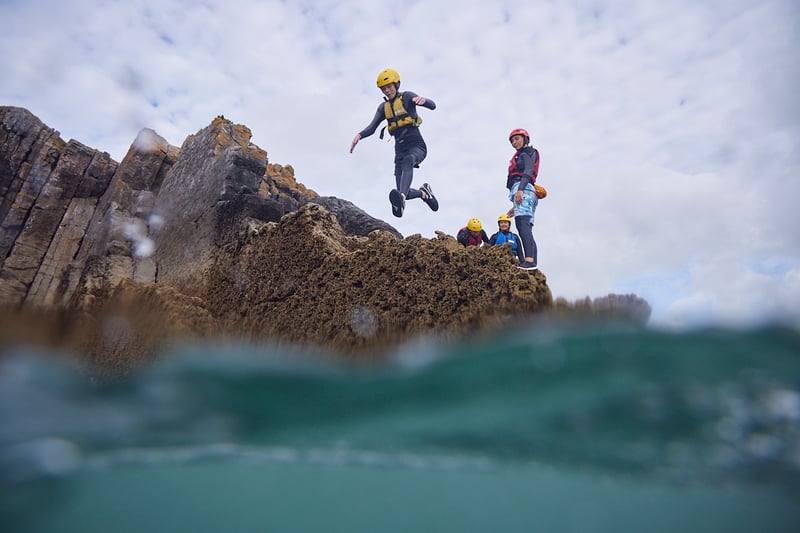 Coasteering at Stackpole Quay in Pembrokeshire, photo 5