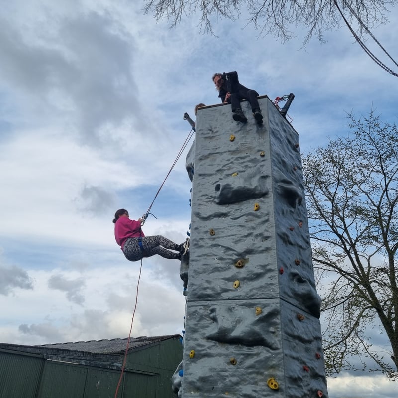 Outdoor Climbing Wall Session in Stirlingshire, photo 2
