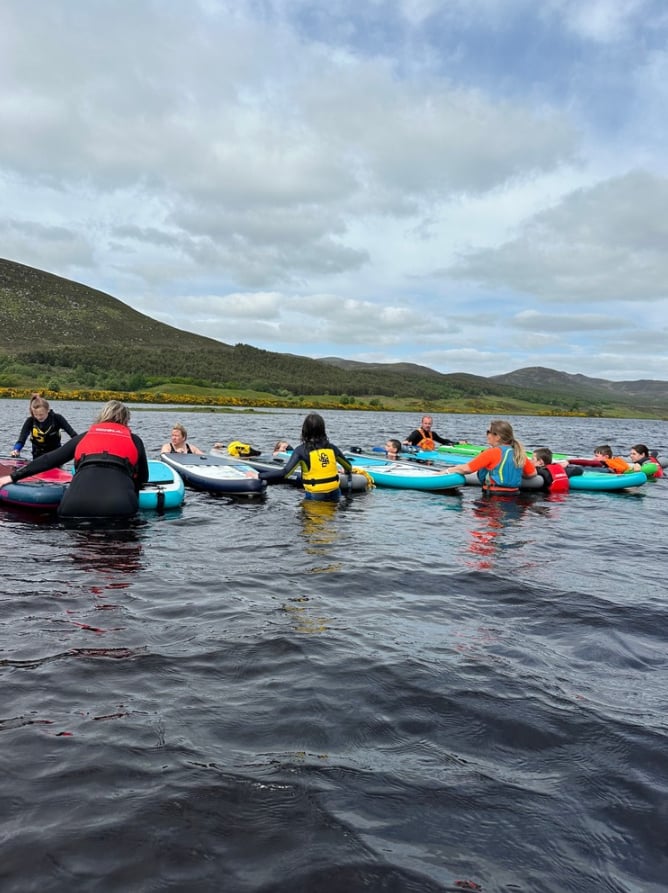 Paddleboard Lesson on Loch Brora – North Coast 500 gallery 2