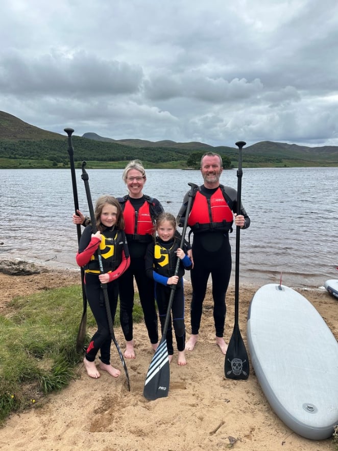 Paddleboard Lesson on Loch Brora – North Coast 500 gallery 3