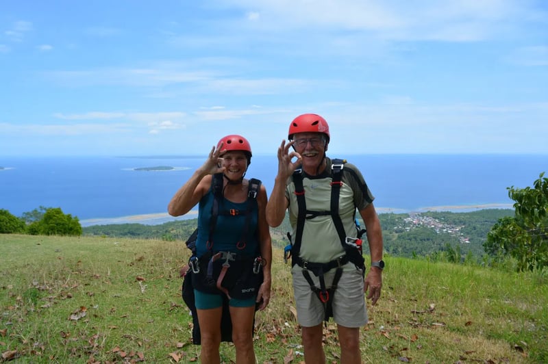 Tandem Paragliding in North Sulawesi, Indonesia, photo 4