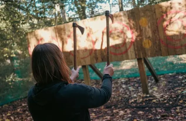 Axe Throwing Session in Harrogate, photo 5