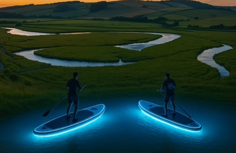 Glow SUP near Seaford, photo 4