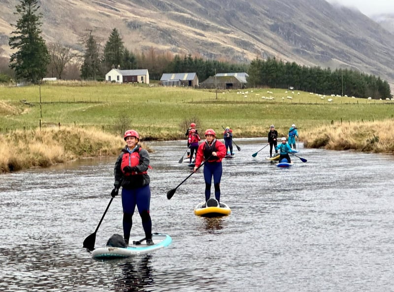 River Paddleboarding along the River South Esk, Angus, photo 5
