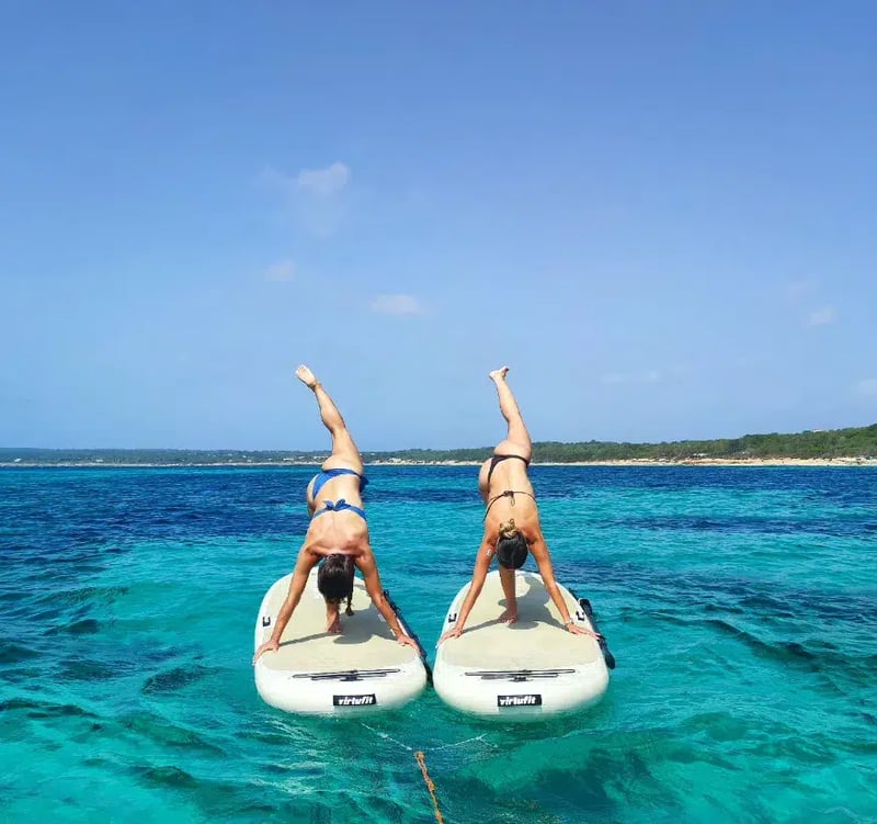 SUP Yoga Sessions in Formentera, Balearic Islands, photo 3