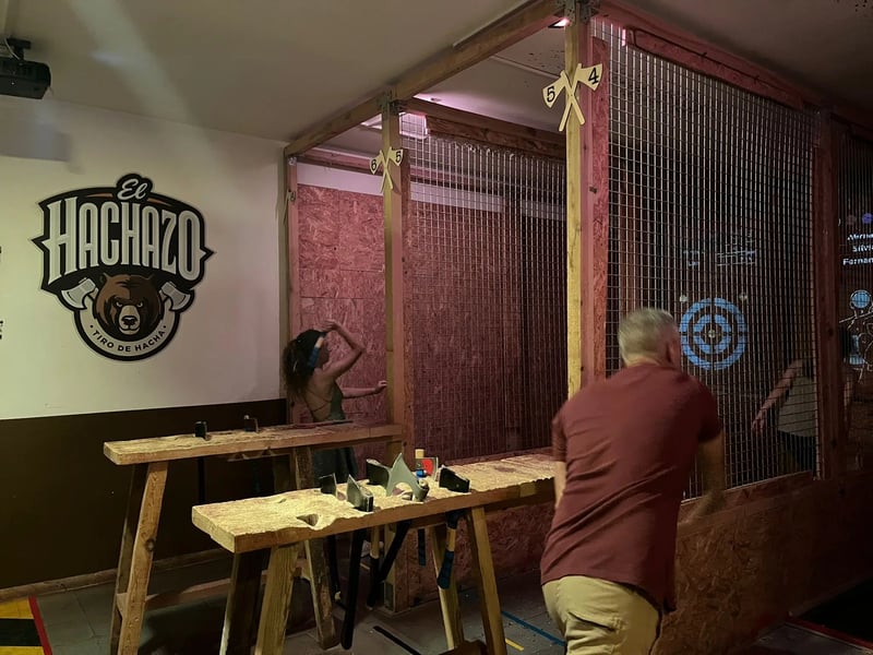 Premium Axe Throwing Session in Atocha, Madrid, photo 4