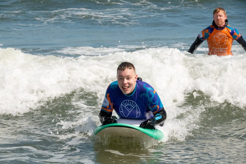 Adult Intermediate Adaptive Surfer Session, photo 2