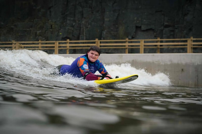 Child Intermediate Adaptive Surfer Session, photo 3