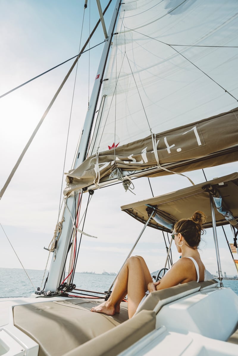 Private Catamaran Charter in Barcelona (Bali 4.1 – Serena), photo 3