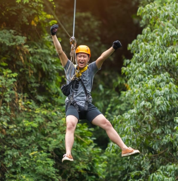 Deluxe Beach Day Pass with Zip Line Circuit in Cozumel, photo 5