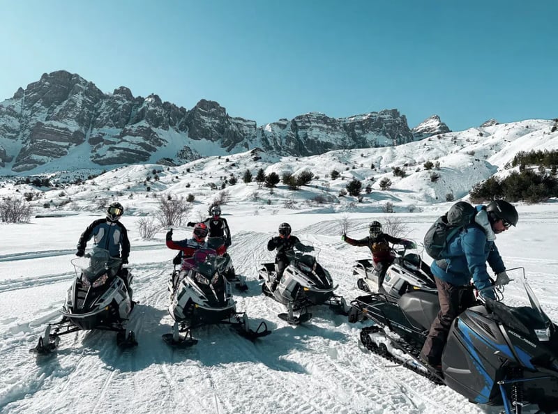 4-Hour Guided Snowmobile Circuit with High-Mountain Barbecue, photo 2