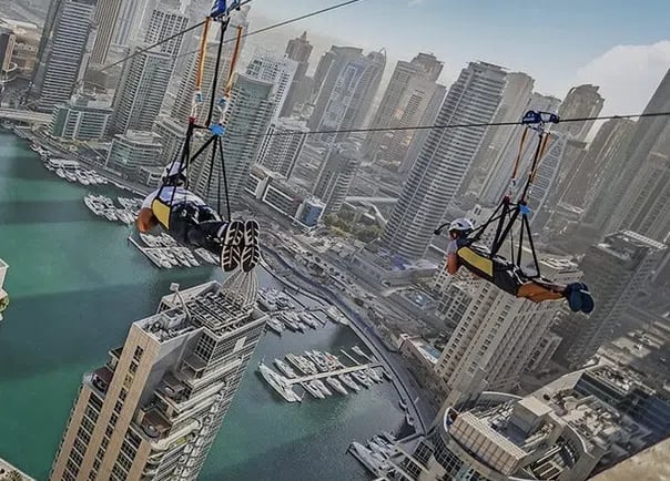 XLine Dubai Marina – World’s Longest Urban Zipline, photo 3