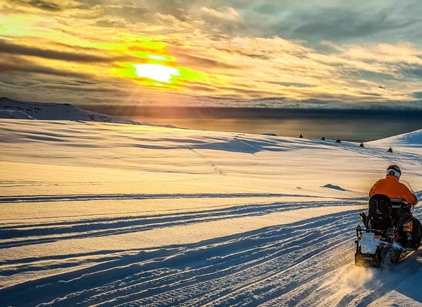 Snowmobiling on Eyjafjallajökull Glacier gallery 3