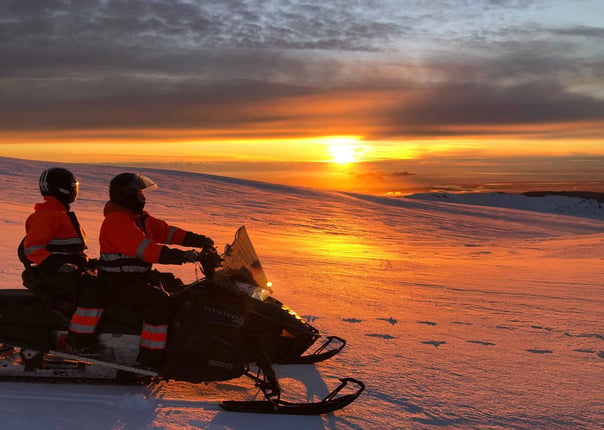 Snowmobiling on Eyjafjallajökull Glacier, photo 3