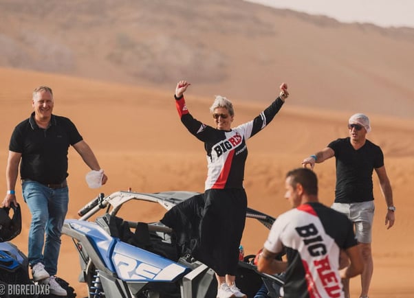 Big Red Desert Buggy Tour with Camel Interaction & Sandboarding, photo 2