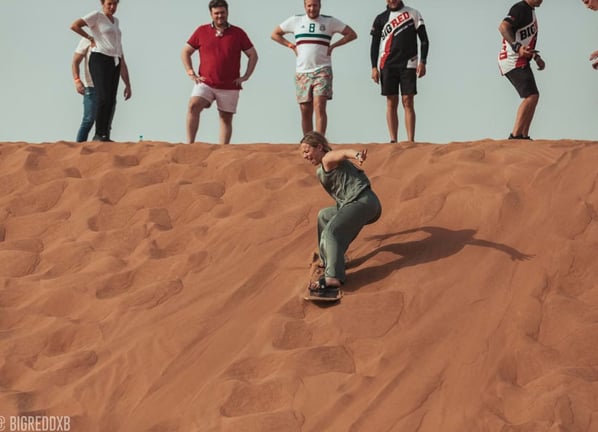 Big Red Desert Buggy Tour – 2 Hours with Sandboarding & Camel Interaction, photo 2