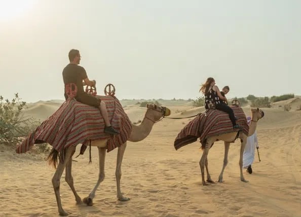 Early Morning Desert Buggy Experience with Sandboarding & Camel Interaction, photo 4