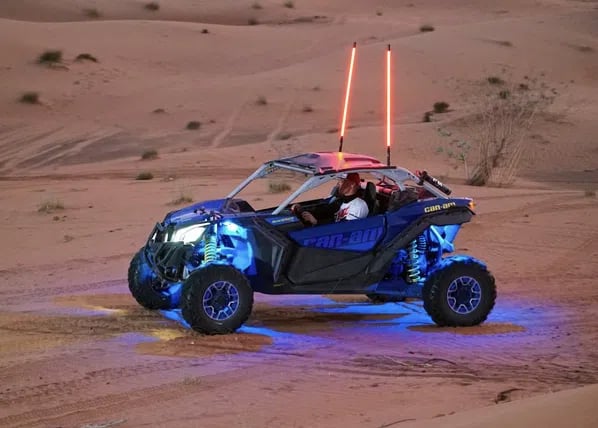 Evening Desert Buggy Experience with Sandboarding & Camp Fire Stop, photo 2