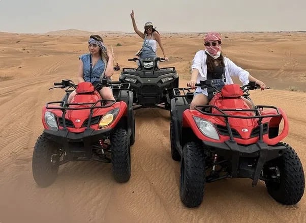 Dubai Red Dunes Desert Safari with Quad Bike, Sandboarding & BBQ Dinner, photo 3