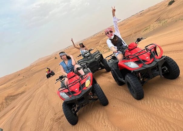 Dubai Morning Desert Safari with Quad Bike & Sandboarding, photo 4