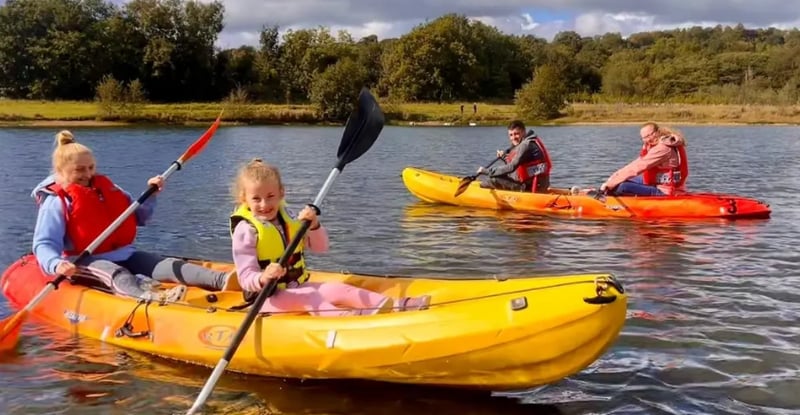 Double Kayak Hire at Witton Castle, County Durham, photo 5