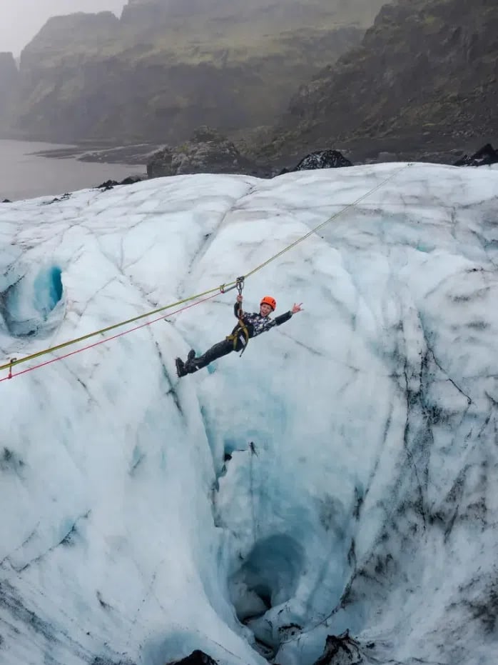 Glacier Hiking and Zip Line Adventure in Sólheimajökull, Iceland, photo 3