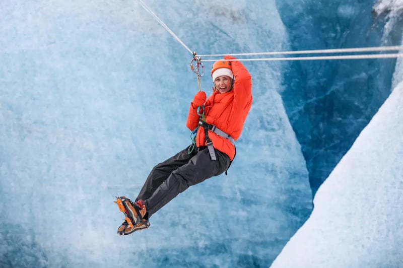 Glacier Hiking and Zip Line Adventure in Sólheimajökull, Iceland, photo 2