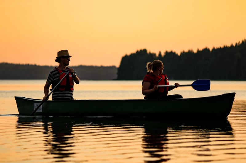Canoeing under the Midnight Sun in Rovaniemi, photo 2