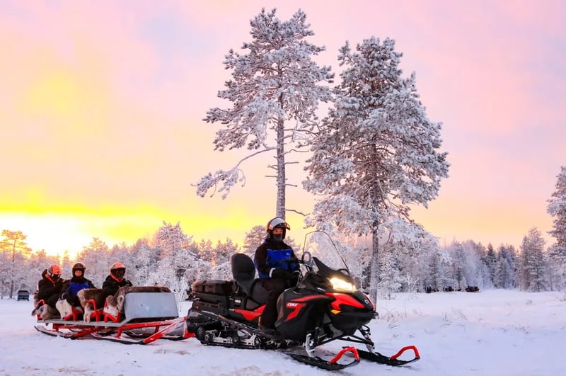 Family Friendly Snowmobile Safari in Rovaniemi, photo 3