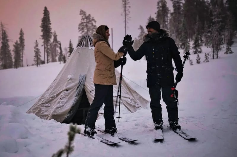 Ski Trekking under the Northern Lights in Rovaniemi, photo 3