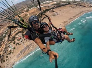 Tandem Paragliding Adventure in Crete, photo 3