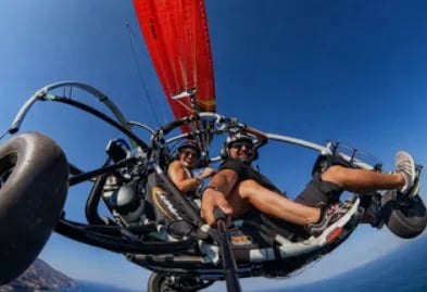 Tandem Paratrike Flight Experience in Crete, photo 3