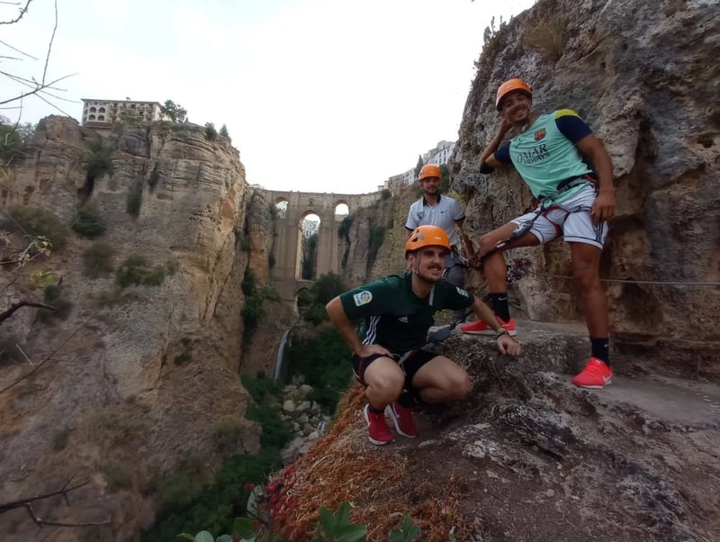 Via Ferrata Tajo de Ronda Climbing Route in Ronda Gorge, photo 4