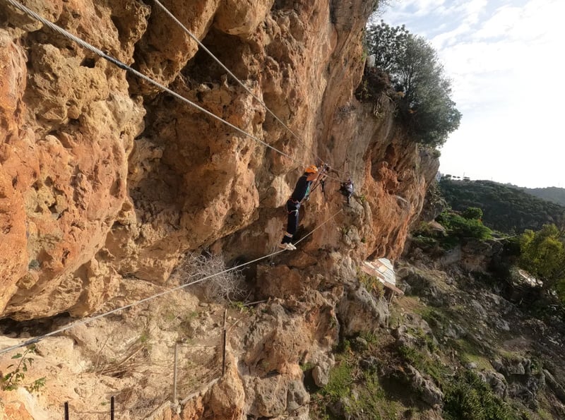 Via Ferrata Casares Vertical Climbing Route to the Castle Summit, photo 2