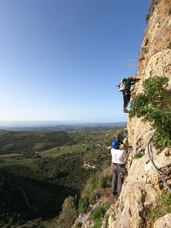Via Ferrata Casares Vertical Climbing Route to the Castle Summit, photo 4