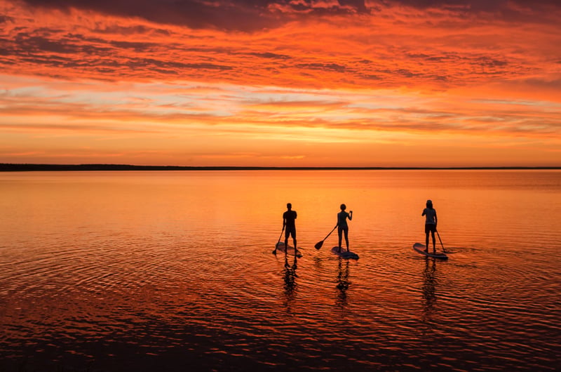 Midnight Sun SUP Experience in Lapland, photo 3