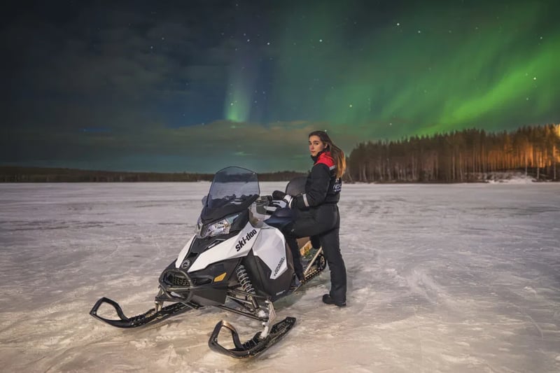Northern Lights Snowmobile Safari in Rovaniemi, photo 3