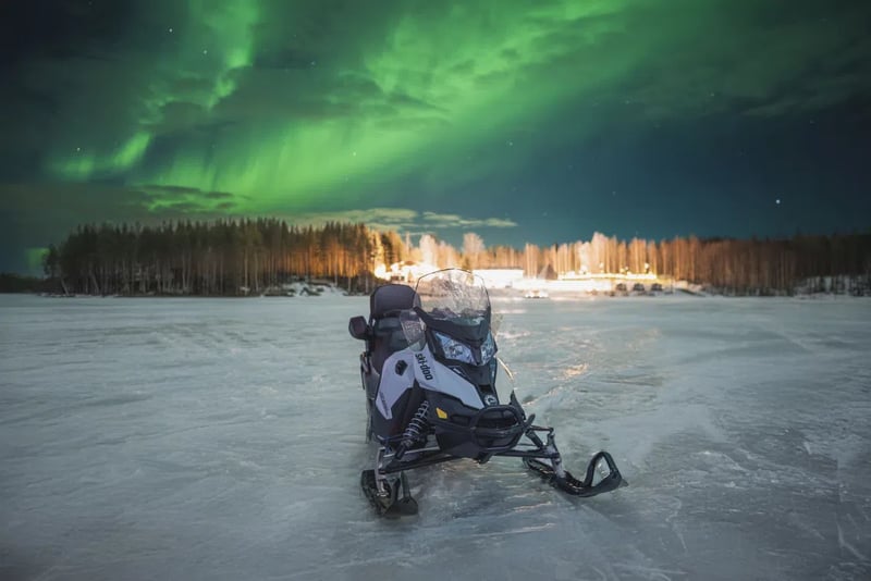 Northern Lights Snowmobile Safari in Rovaniemi, photo 4