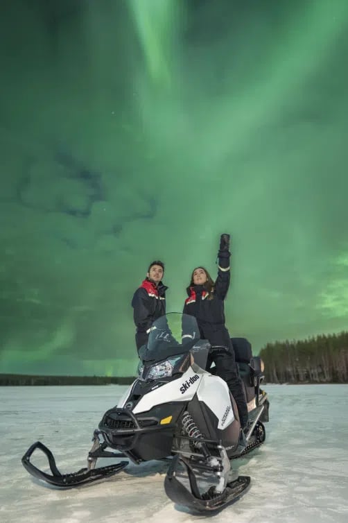 Northern Lights Snowmobile Safari in Rovaniemi, photo 2